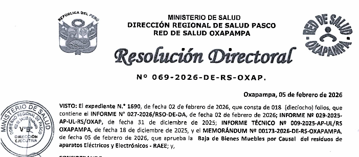 BIENES MUEBLES DADOS DE BAJA POR CAUSAL RESIDUOS DE APARATOS ELÉCTRICOS Y ELECTRÓNICOS (RAEE)